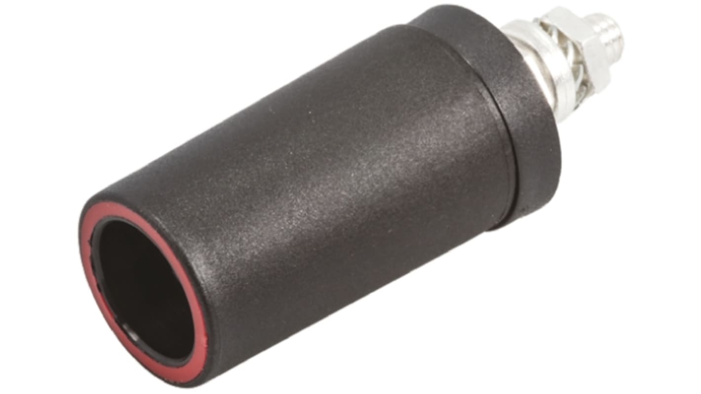 Staubli Brown Male Test Plug, 6 mm Connector, Screw Termination, 80A, 600V