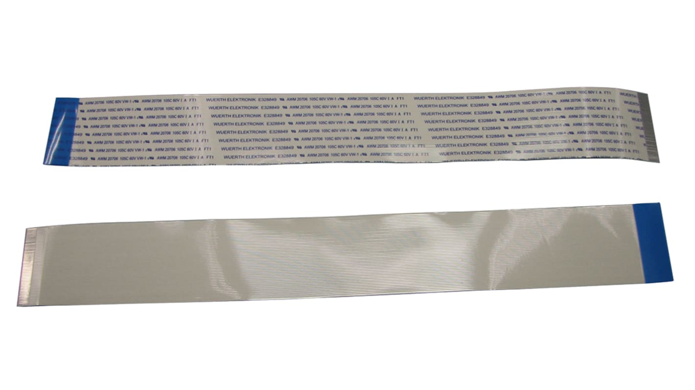 Wurth Elektronik 6877 Series FFC Ribbon Cable, 18-Way, 0.5mm Pitch, 200mm Length