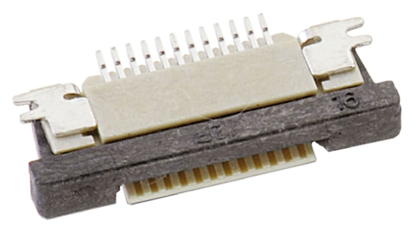 Wurth Elektronik FPC连接器, 30p, 0.5mm间距, 单排, SMT安装, 直向, 500mA, 50 V, 687系列