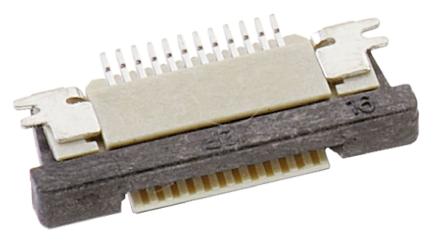 Wurth Elektronik 687, SMD FPC-Steckverbinder, 40-polig / 1-reihig, Raster 0.5mm Lötpin