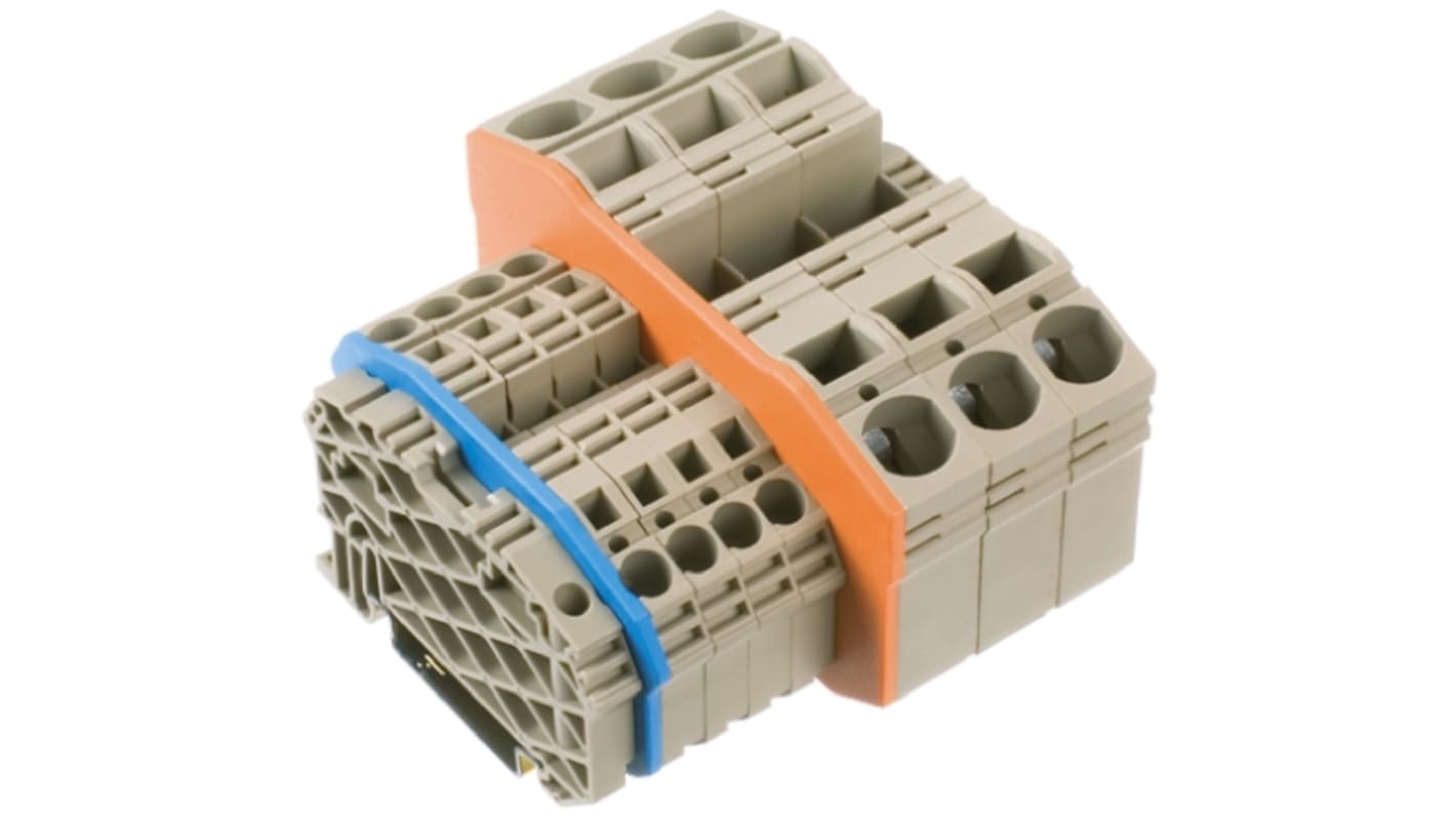 RS PRO End Cover for Use with ZRK Series Terminal Block, ZSL Series Terminal Block