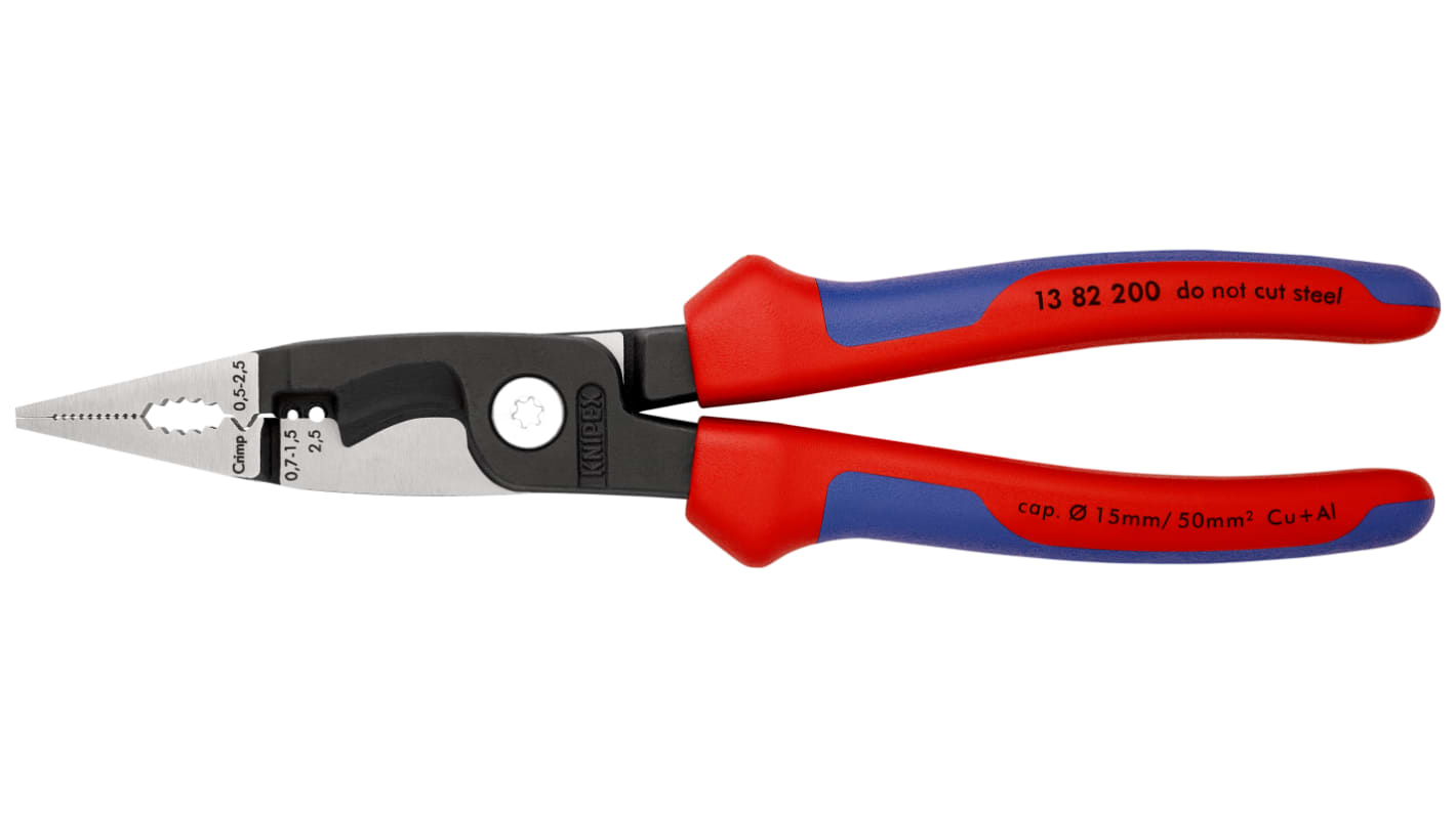 Szczypce wielofunkcyjne Szczypce uniwersalne Knipex długość całkowita: 200 mm Stal narzędziowa Nie Nie