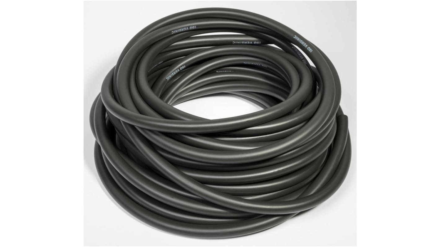 Saint Gobain Versilon™ Iso-Versinic FKM, Flexible Tube, 8mm ID, 12mm OD, Black, 25m