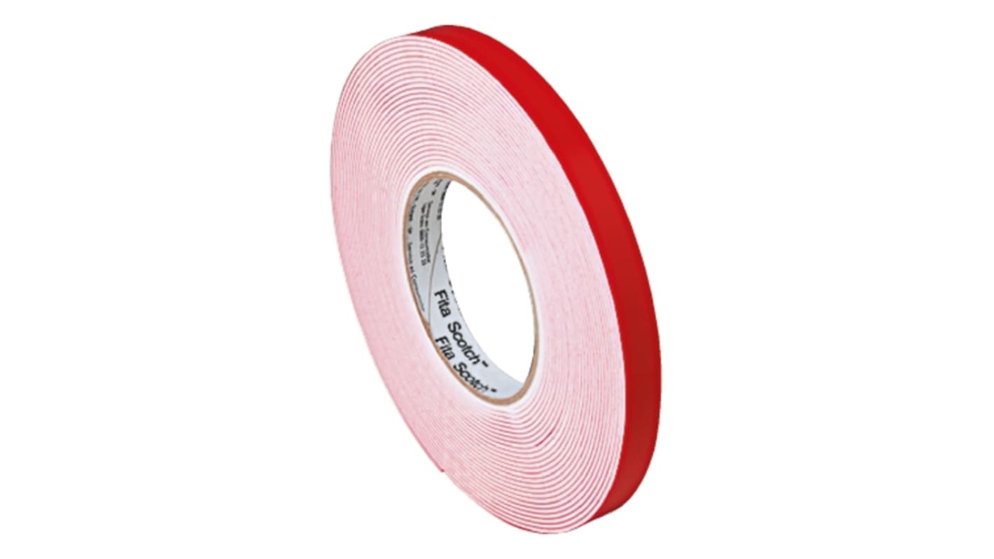 3M 4910 Transparent Foam Tape, 19mm x 14m, 1mm Thick