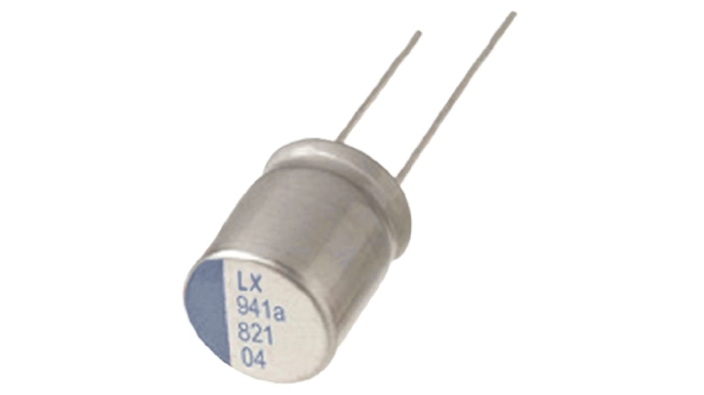 Nichicon 150μF Polymer Capacitor 20V dc, Radial, Through Hole - PLX1D151MDL1