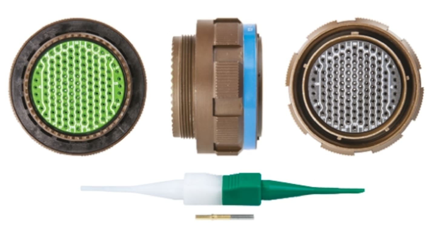 Souriau Sunbank by Eaton, 8D, Copper Alloy 128 Way Cable Mount MIL Spec Circular Connector Plug, Socket Contacts,Shell
