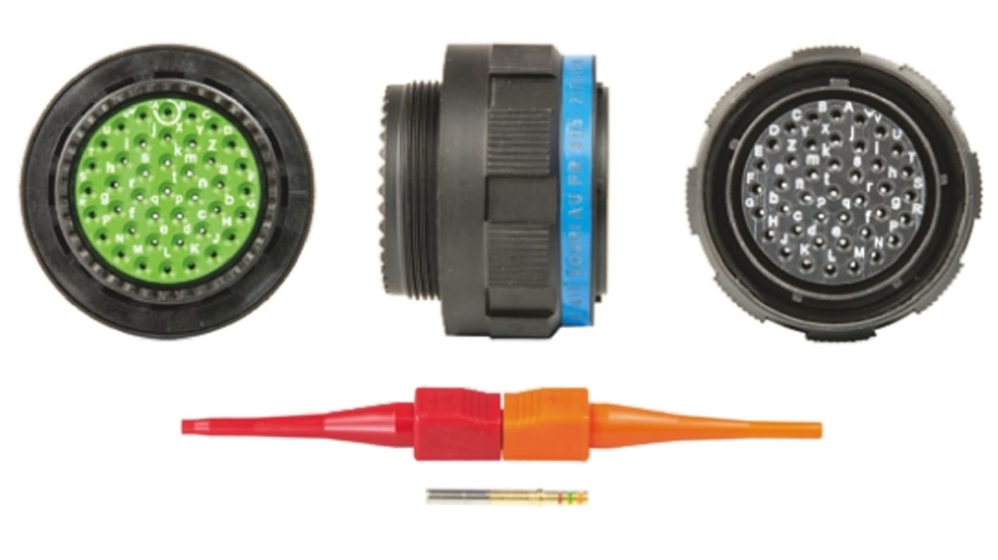Souriau Sunbank by Eaton, 8D, Copper Alloy 41 Way Cable Mount MIL Spec Circular Connector Plug, Socket Contacts,Shell