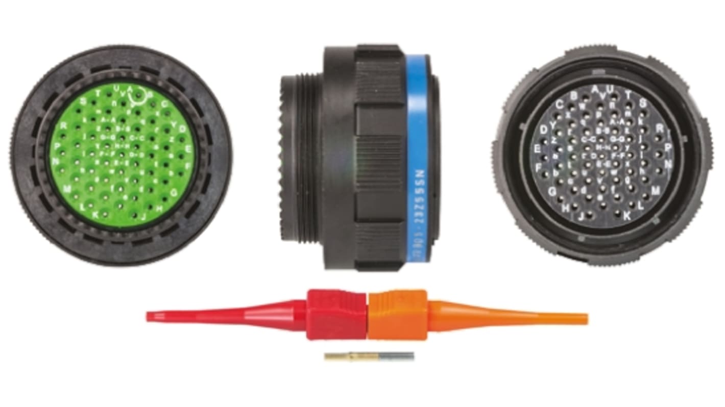 Souriau Sunbank by Eaton, 8D, Copper Alloy 55 Way Cable Mount MIL Spec Circular Connector Plug, Socket Contacts,Shell