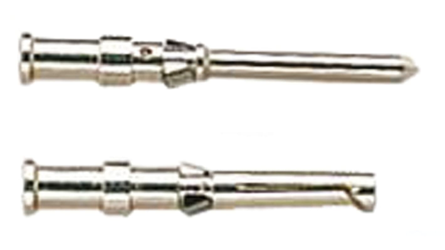 Contatto a crimpare HARTING, Maschio, 10A, filo 0.37mm² max, per Connettore Han D GoldTec