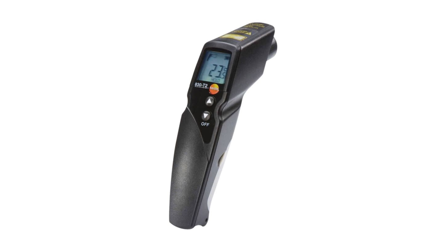 Termometro IR Testo 830-T2, 12:1, +400°C max, Cert. ISO
