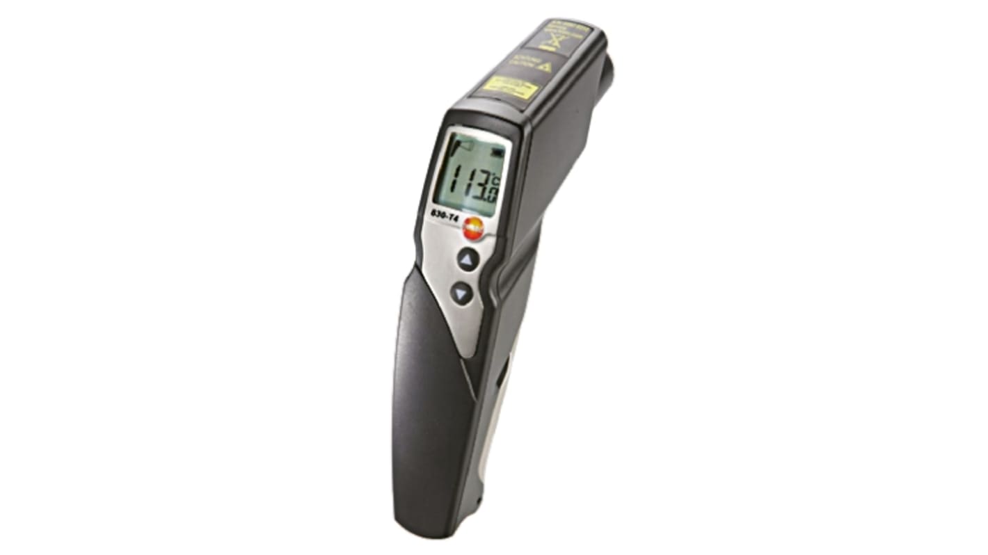 Testo 830-T4 Infrared Thermometer, -30°C Min, ±1 °C Accuracy, °C Measurements