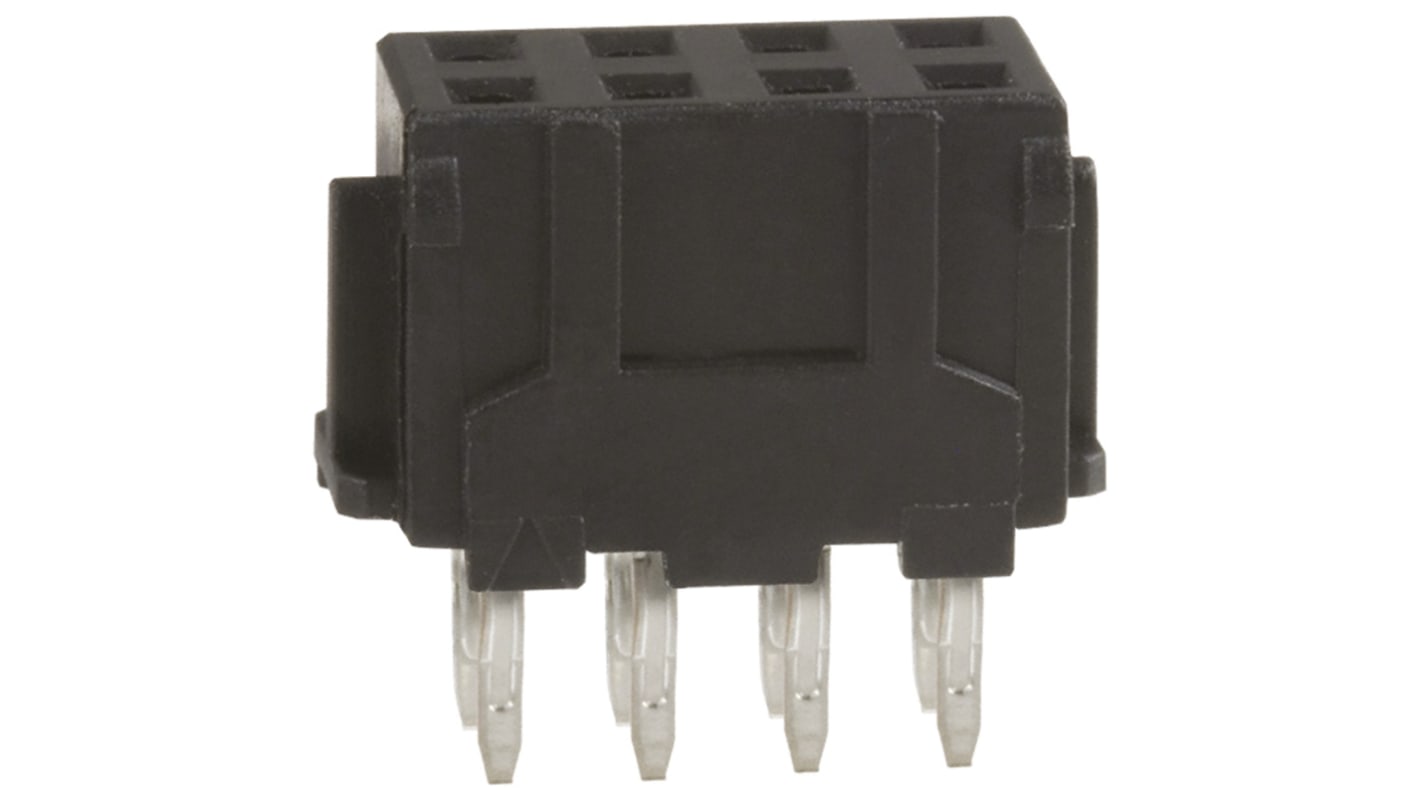 Gniazdo PCB 8 -pinowe 2 -rzędowe raster: 2mm typu płytka – płytka Proste Przewlekany