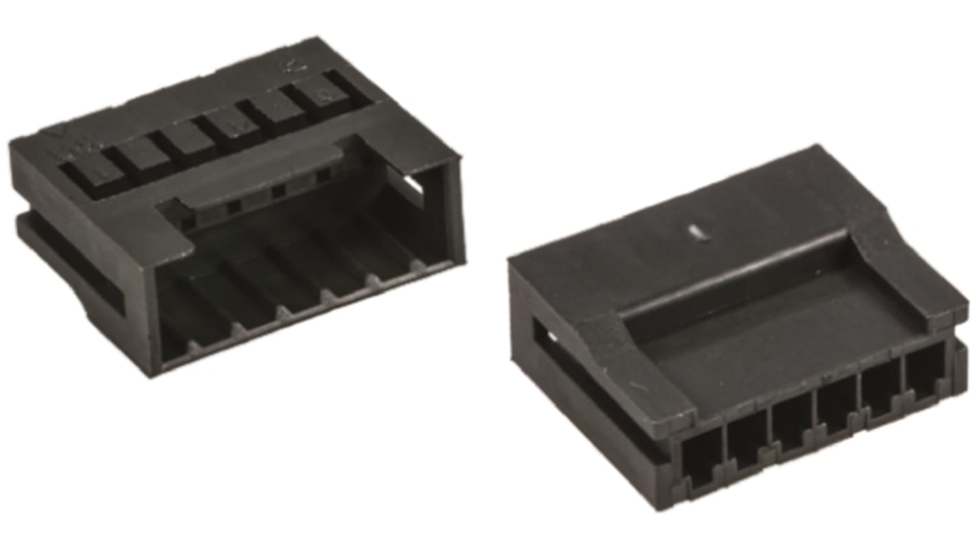 Hirose, DF3 Male Connector Housing, 2mm Pitch, 6 Way, 1 Row