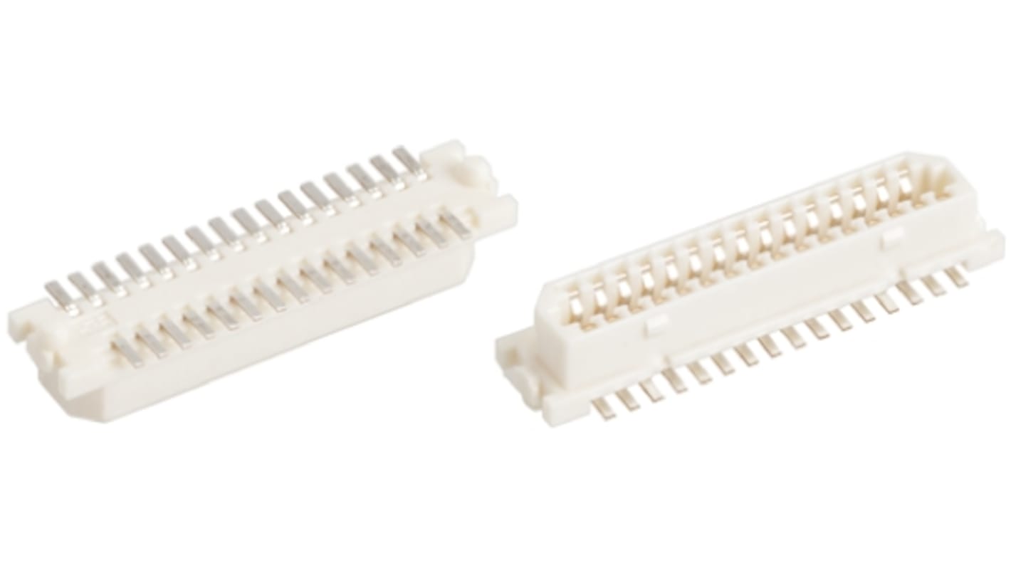 Gniazdo PCB 31 -pinowe 2 -rzędowe raster: 1mm typu płytka – płytka Proste SMD