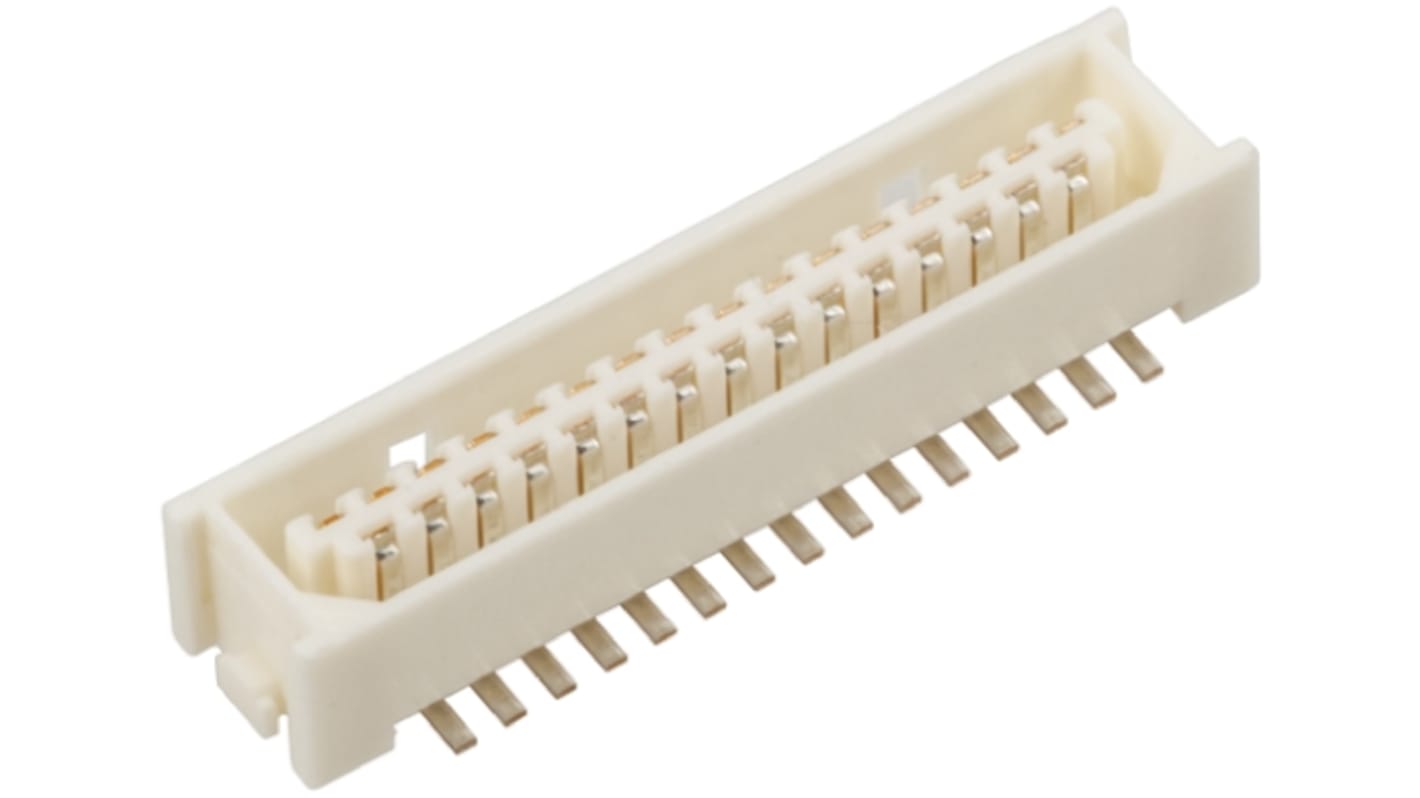 Wtyk PCB 31-pinowe raster: 1.0mm 2-rzędowe Hirose Montaż powierzchniowy 500.0mA 150.0 V.