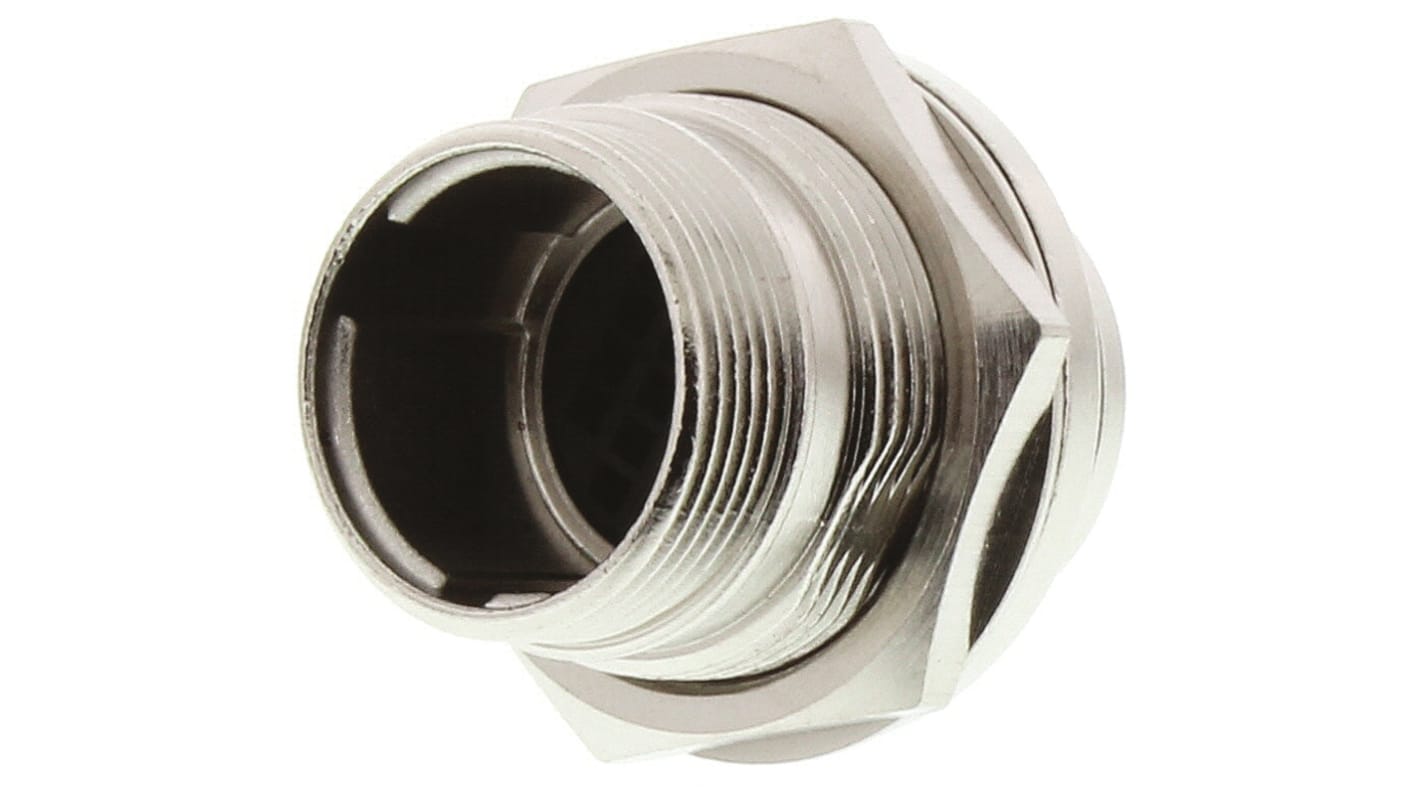Hirose Circular Connector, 20 Contacts, Panel Mount, Miniature Connector, Socket, Male, IP67, IP68, HR22 Series