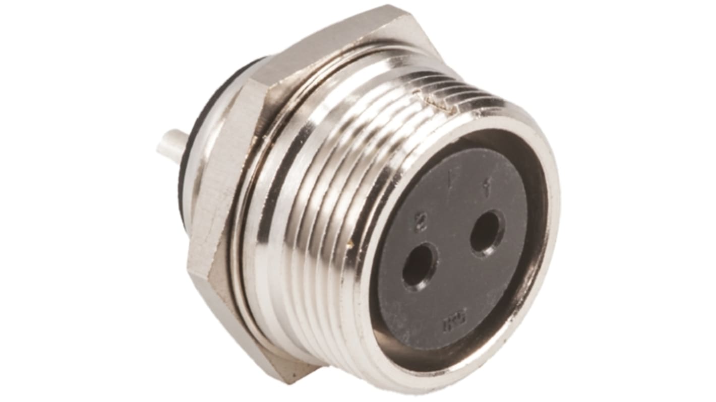 Hirose Circular Connector, 4 Contacts, Panel Mount, Socket, Female