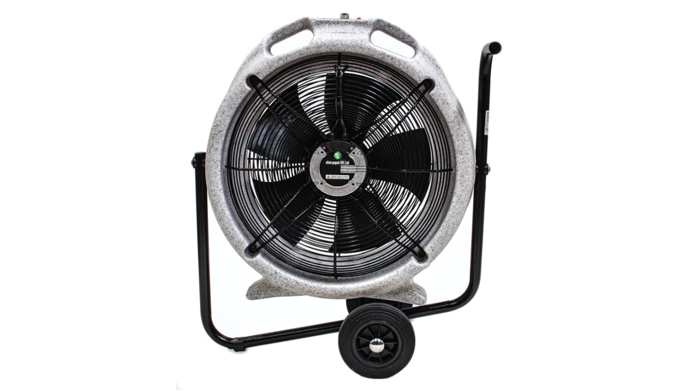 Ventilador de suelo, alim 230 V, caudal 7250m³/h, 67dB(A), altura 943mm, dim. 943 x 805.4 x 471.3mm