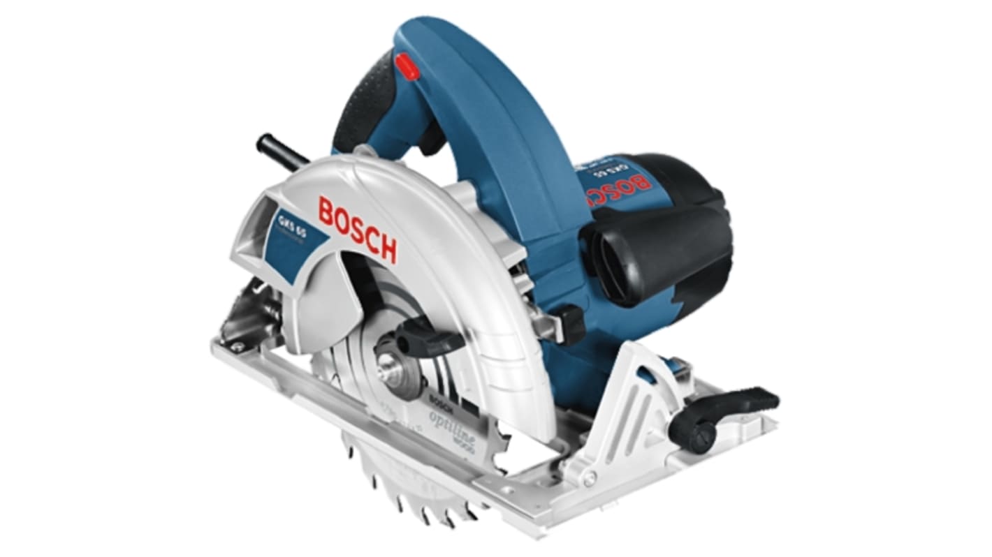 Bosch GKS GKS 65 190mm Corded Hand-Held Circular Saw, 230V, Type F - Schuko plug