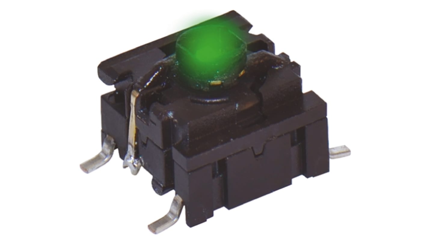 MEC IP67 Cap Tactile Switch, SPST 50 mA @ 24 V dc