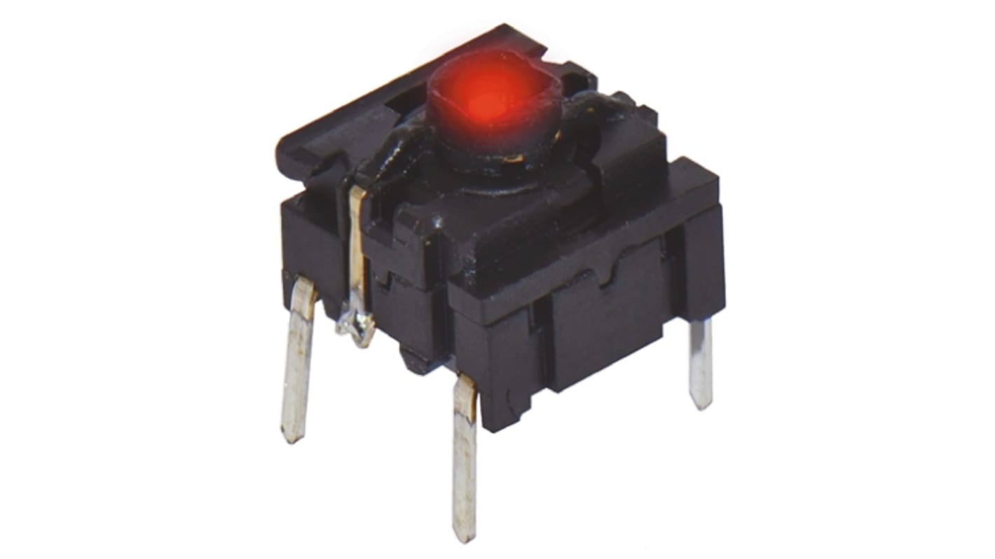 MEC IP67 Cap Tactile Switch, SPST 50 mA @ 24 V dc