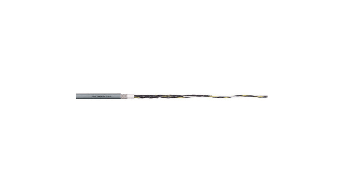 Igus chainflex CF78.UL Control Cable, 9 Cores, 0.5 mm², Screened, 25m, Grey PUR Sheath, 20 AWG