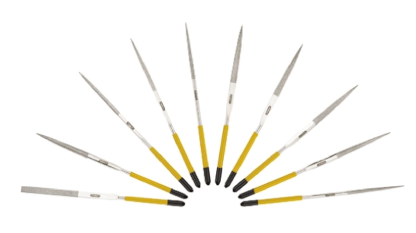 Stanley Tools 针形锉刀套件, 140mm长, 10件套