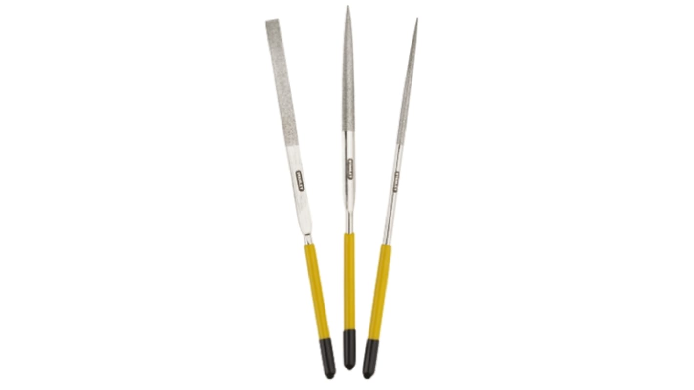 Stanley Tools 针形锉刀套件, 160mm长, 3件套