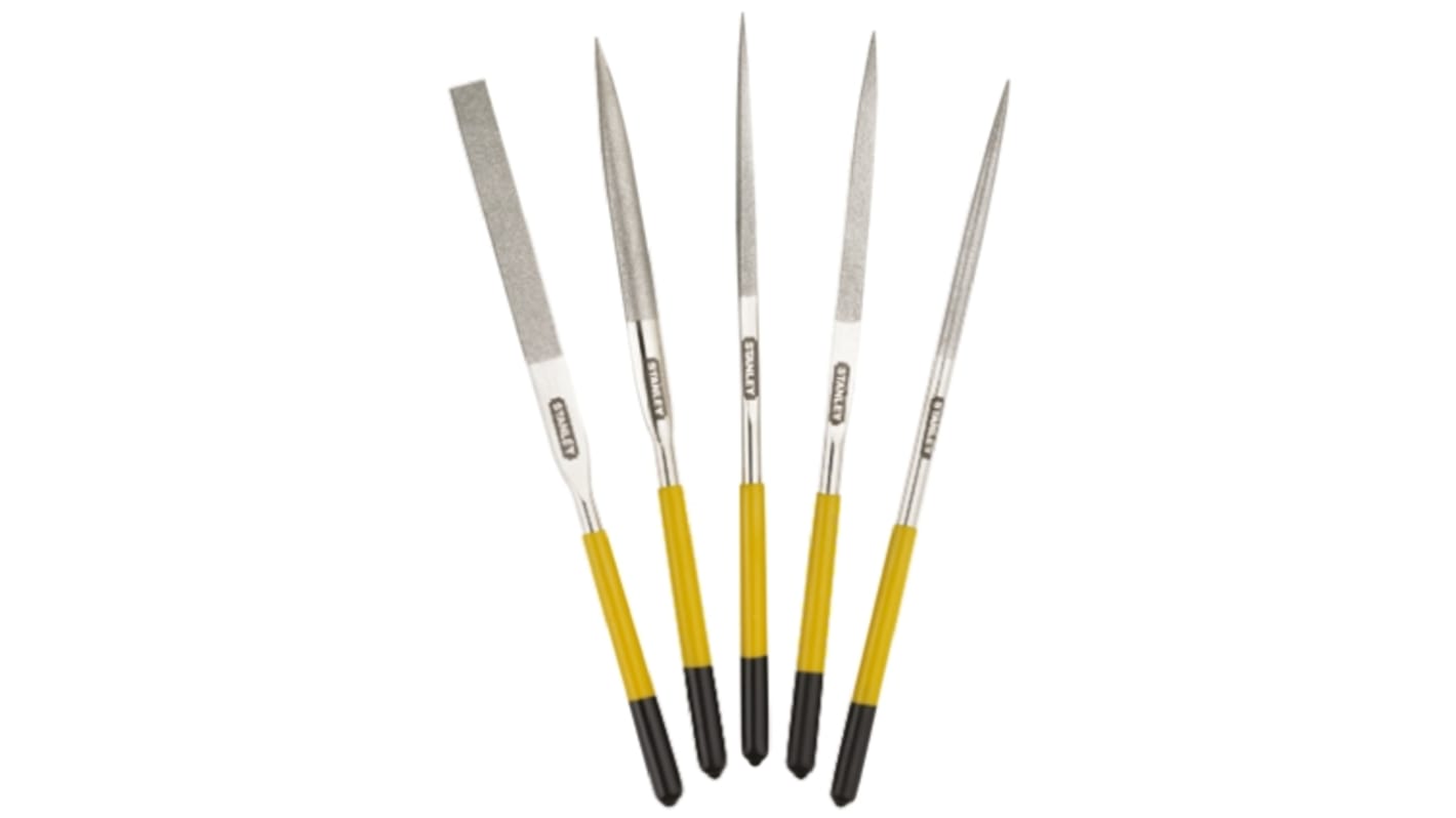 Stanley Tools 针形锉刀套件, 180mm长, 5件套