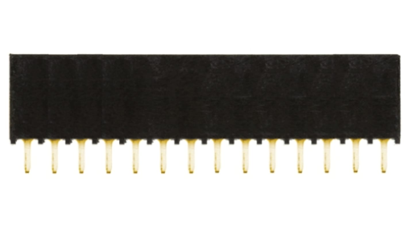 Gniazdo PCB 14 -pinowe raster: 2.54mm typu płytka – płytka Proste Przewlekany