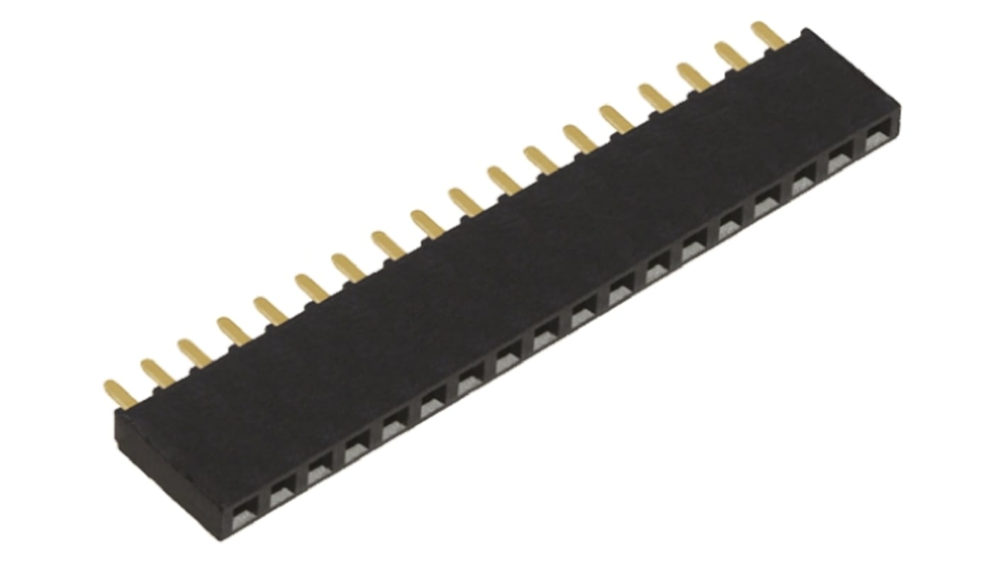 Gniazdo PCB 18 -pinowe raster: 2.54mm typu płytka – płytka Proste Przewlekany