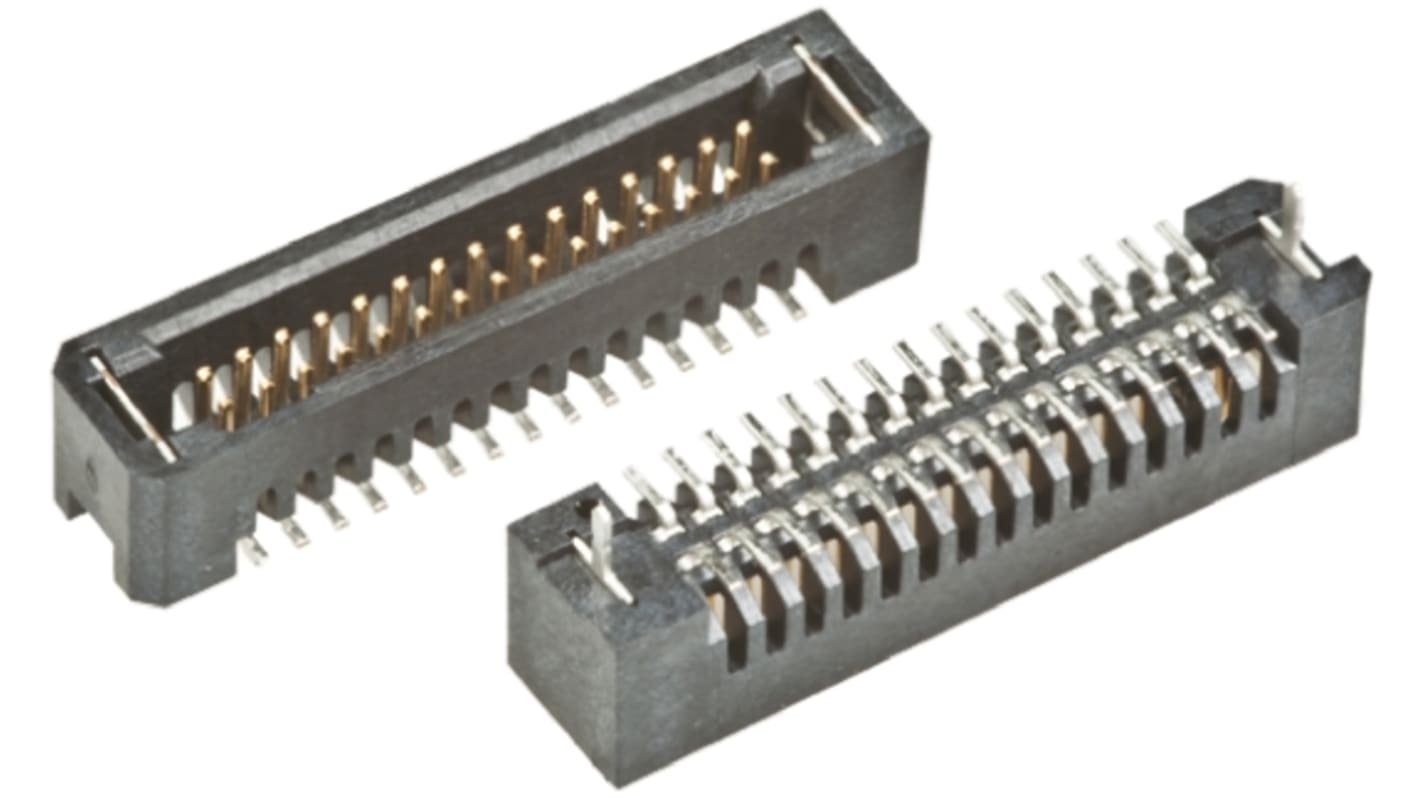 Wtyk PCB 10-pinowe raster: 1.27mm 2-rzędowe Samtec Montaż powierzchniowy 5.0A 350.0 V.