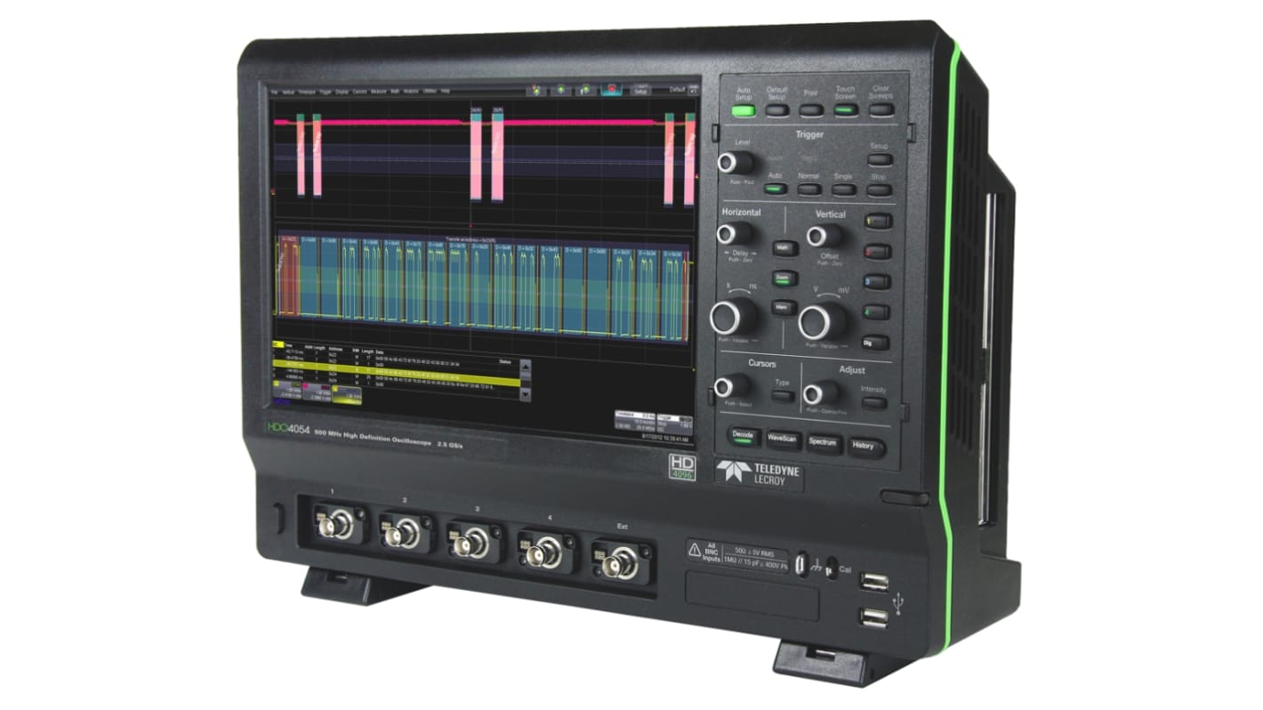 LeCroy HDO4022 HDO4000 Series Bench Oscilloscope, 2 Analogue Channels, 200MHz - RS Calibrated
