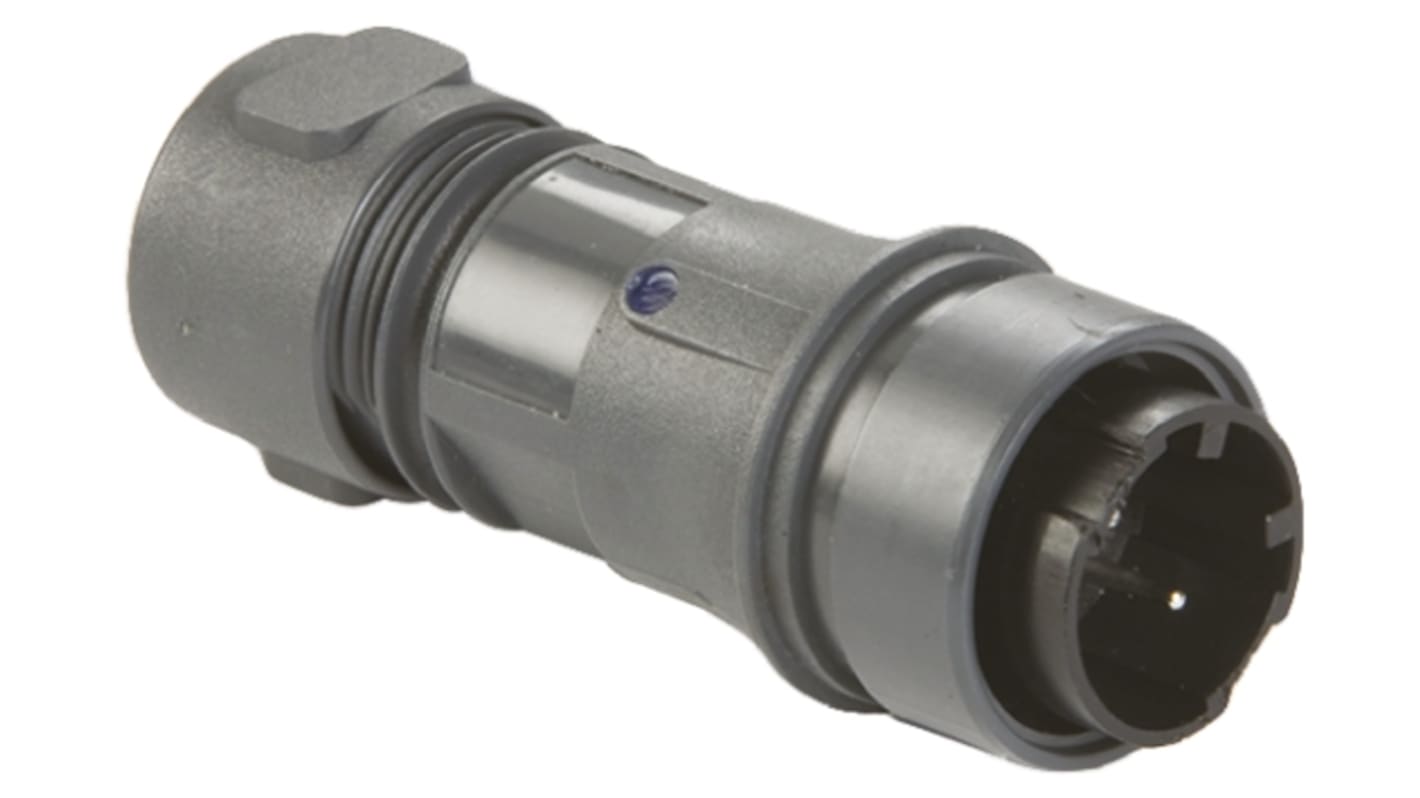 Bulgin Circular Connector, 2 Contacts, Cable Mount, Plug, Male, IP66, IP68, IP69K, Buccaneer 6000 Series