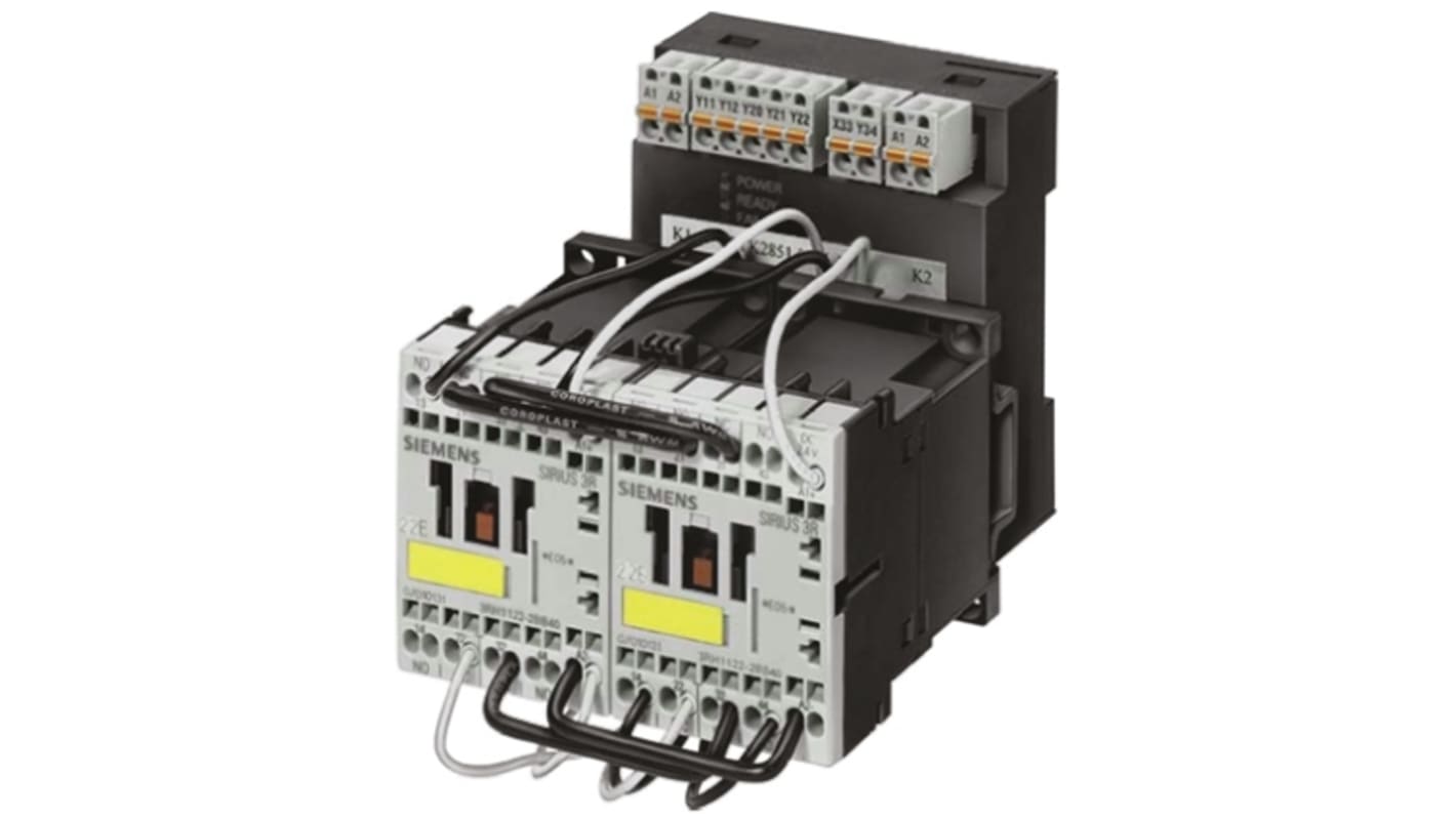 Siemens 3TK28 Series Output Module, , 0 Inputs, 4 Outputs, 24 V dc, 3NO