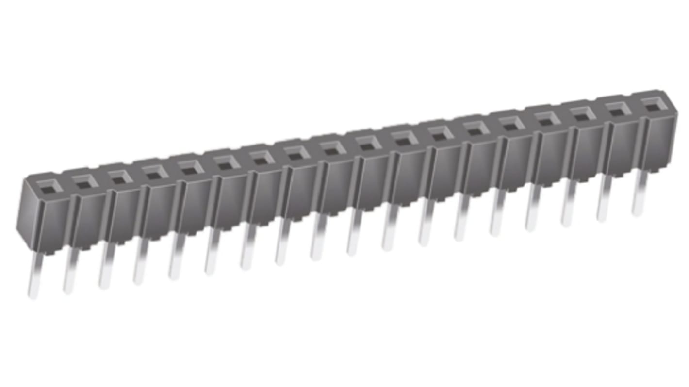 Gniazdo PCB 18 -pinowe raster: 2.54mm typu płytka – płytka Proste Przewlekany