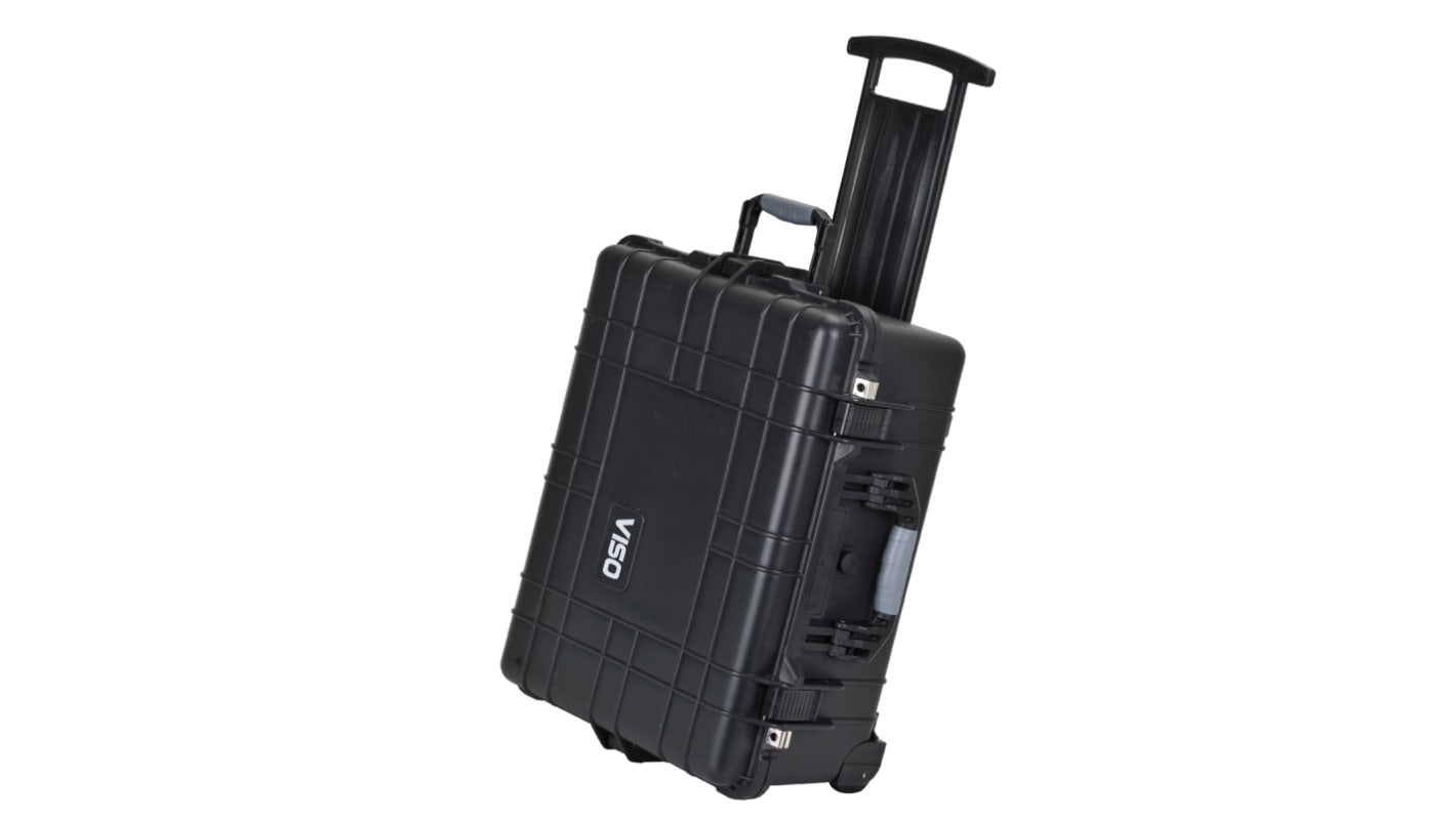 RS PRO Waterproof Plastic Equipment case With Wheels, 290 x 530 x 355mm