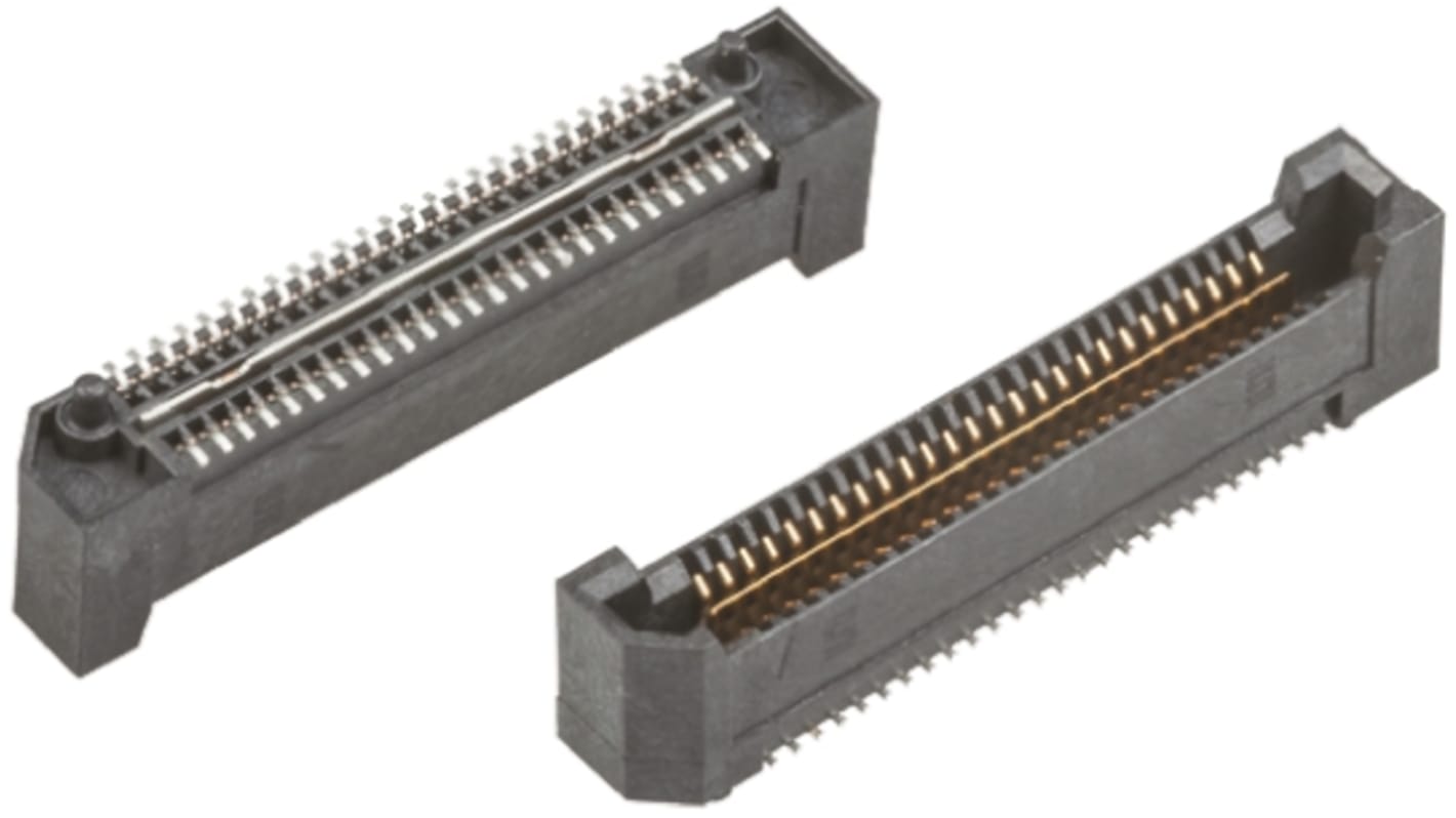 Gniazdo PCB 52 -pinowe 2 -rzędowe raster: 0.8mm typu płytka – płytka Proste SMD