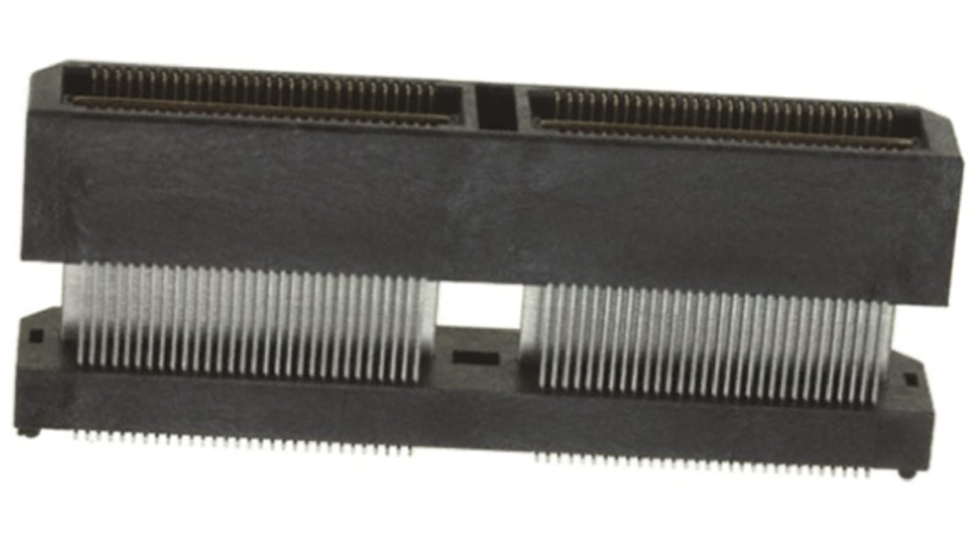 Samtec Q Strip QTH Series Straight Surface Mount PCB Header, 120 Contact(s), 0.5mm Pitch, 2 Row(s)