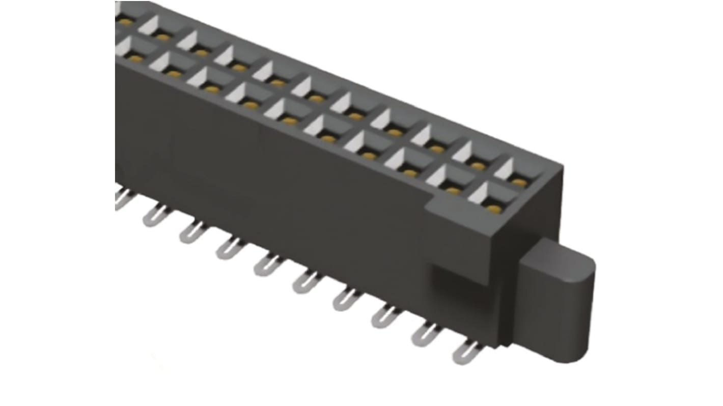 Gniazdo PCB 40 -pinowe 2 -rzędowe raster: 1.27mm typu płytka – płytka Proste SMD