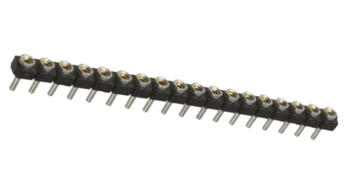 Gniazdo PCB 18 -pinowe raster: 2.54mm typu płytka – płytka Proste Przewlekany