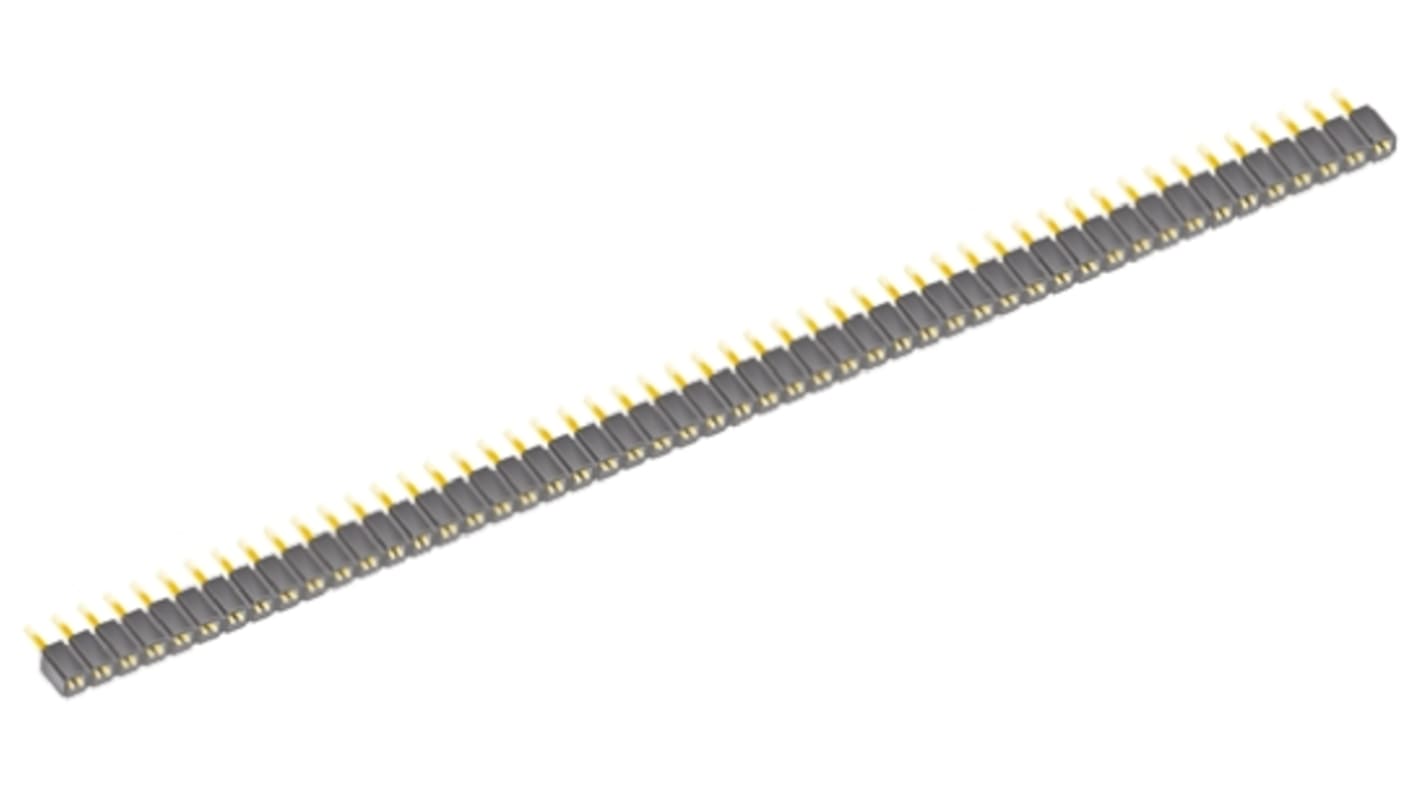 Gniazdo PCB 100 -pinowe 2 -rzędowe raster: 2.54mm typu płytka – płytka Proste Przewlekany