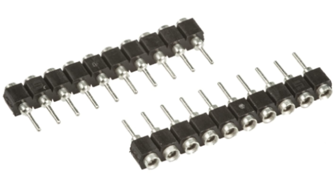 Gniazdo PCB 12 -pinowe raster: 2.54mm typu płytka – płytka Proste Przewlekany