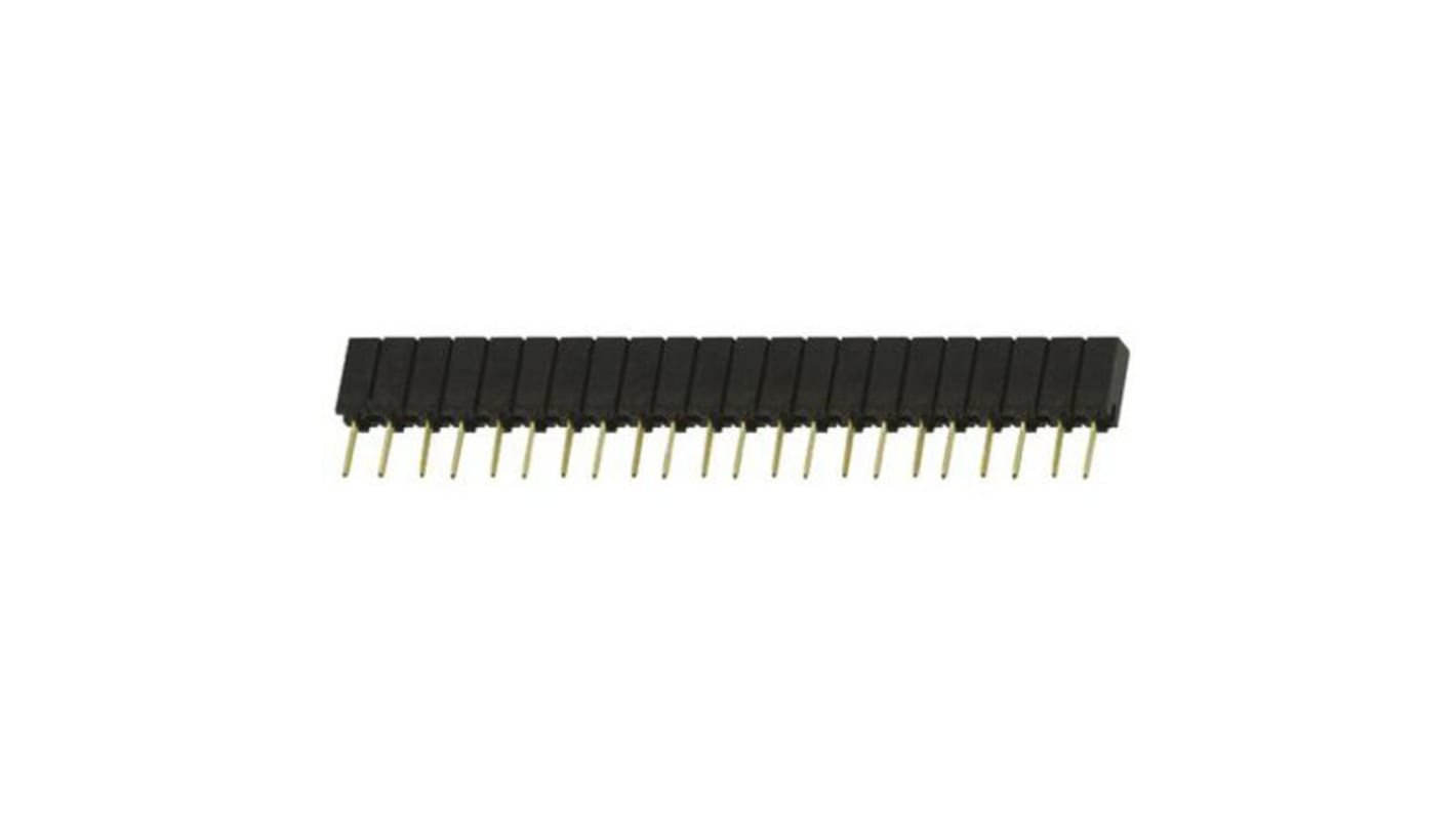 Gniazdo PCB 22 -pinowe raster: 2.54mm typu płytka – płytka Proste Przewlekany