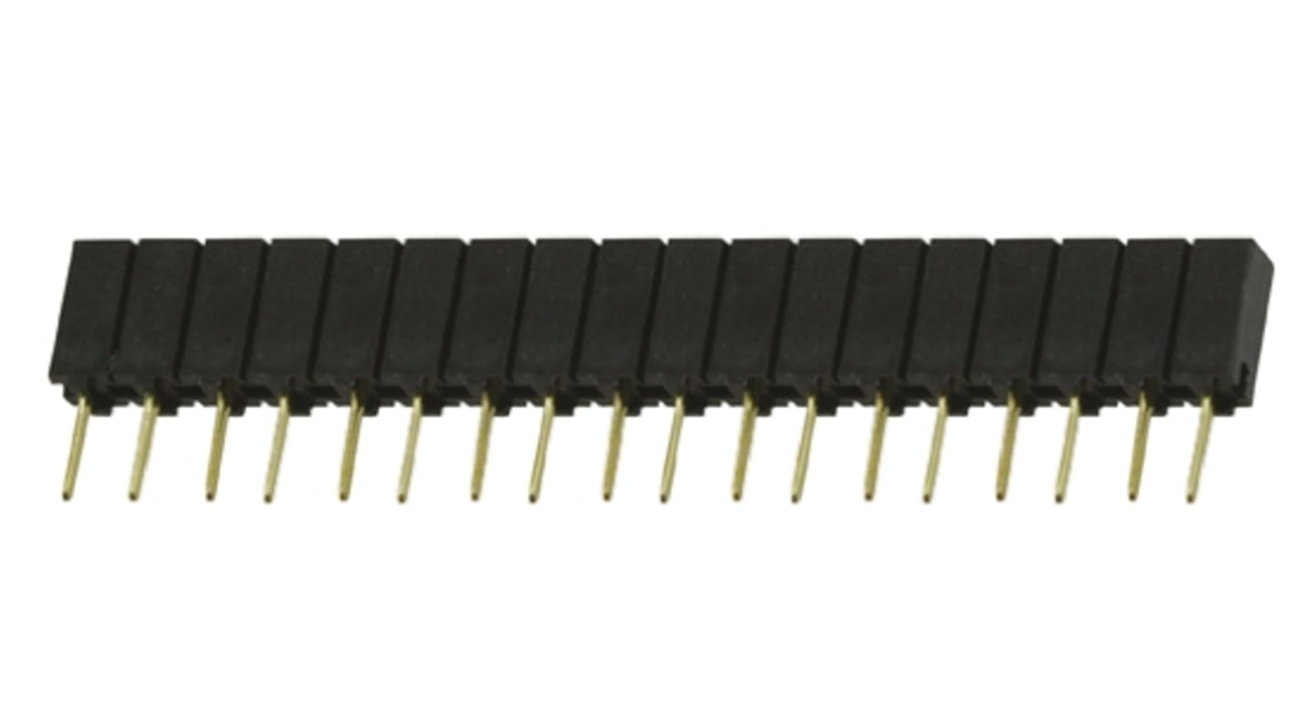 Gniazdo PCB 18 -pinowe raster: 2.54mm typu płytka – płytka Proste Przewlekany