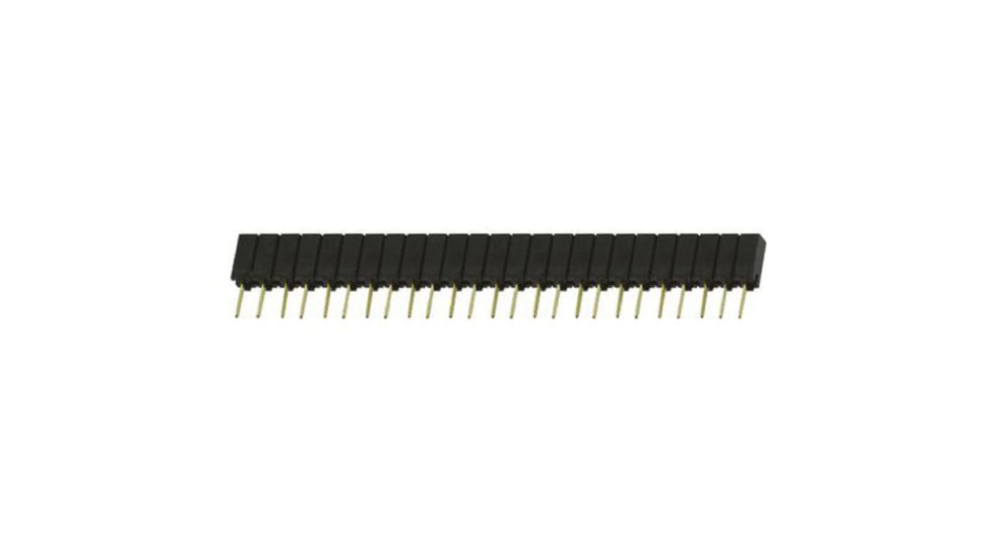 Gniazdo PCB 25 -pinowe raster: 2.54mm typu płytka – płytka Proste Przewlekany
