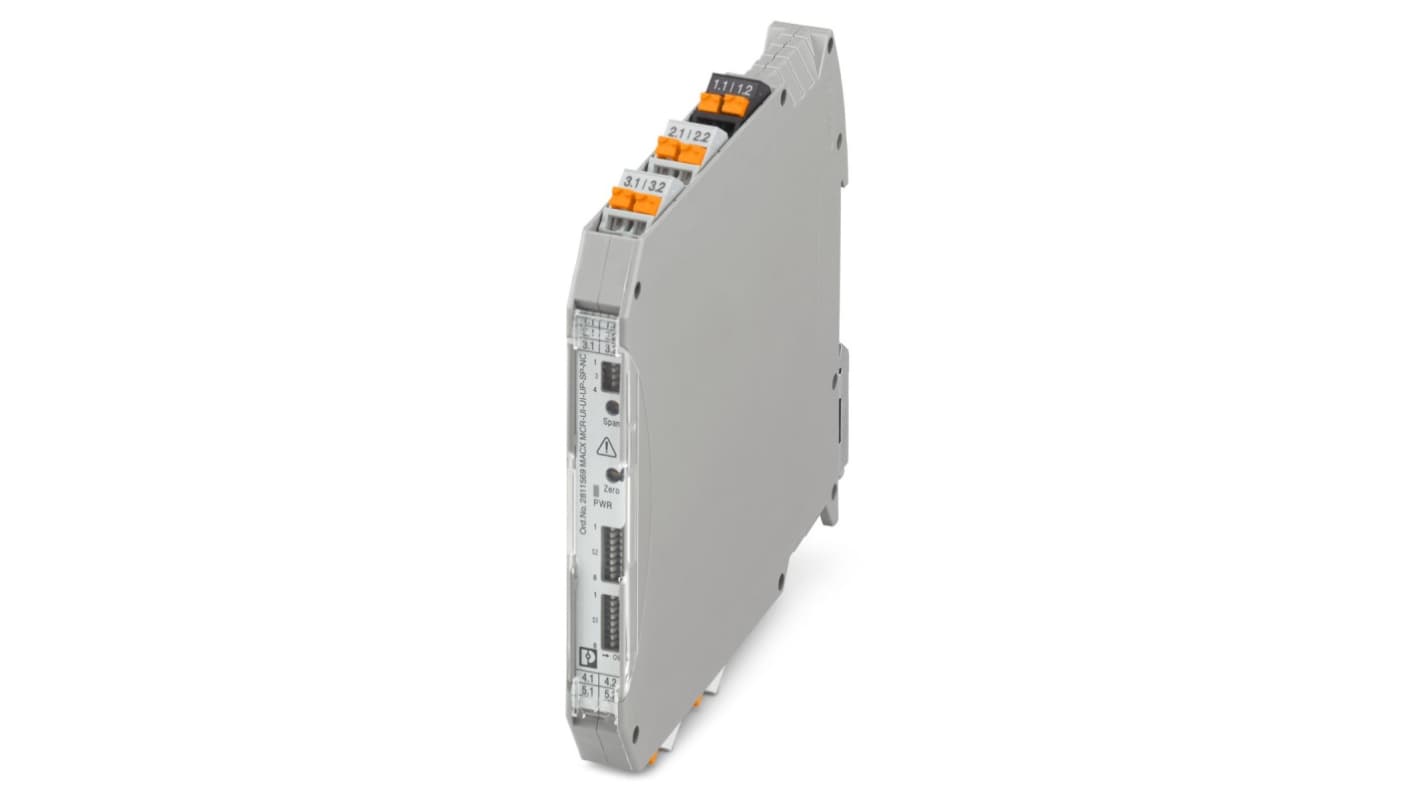 Phoenix Contact 1 Channel Galvanic Barrier, Isolating Amplifier, Current, Voltage Input, Current, Voltage Output, ATEX