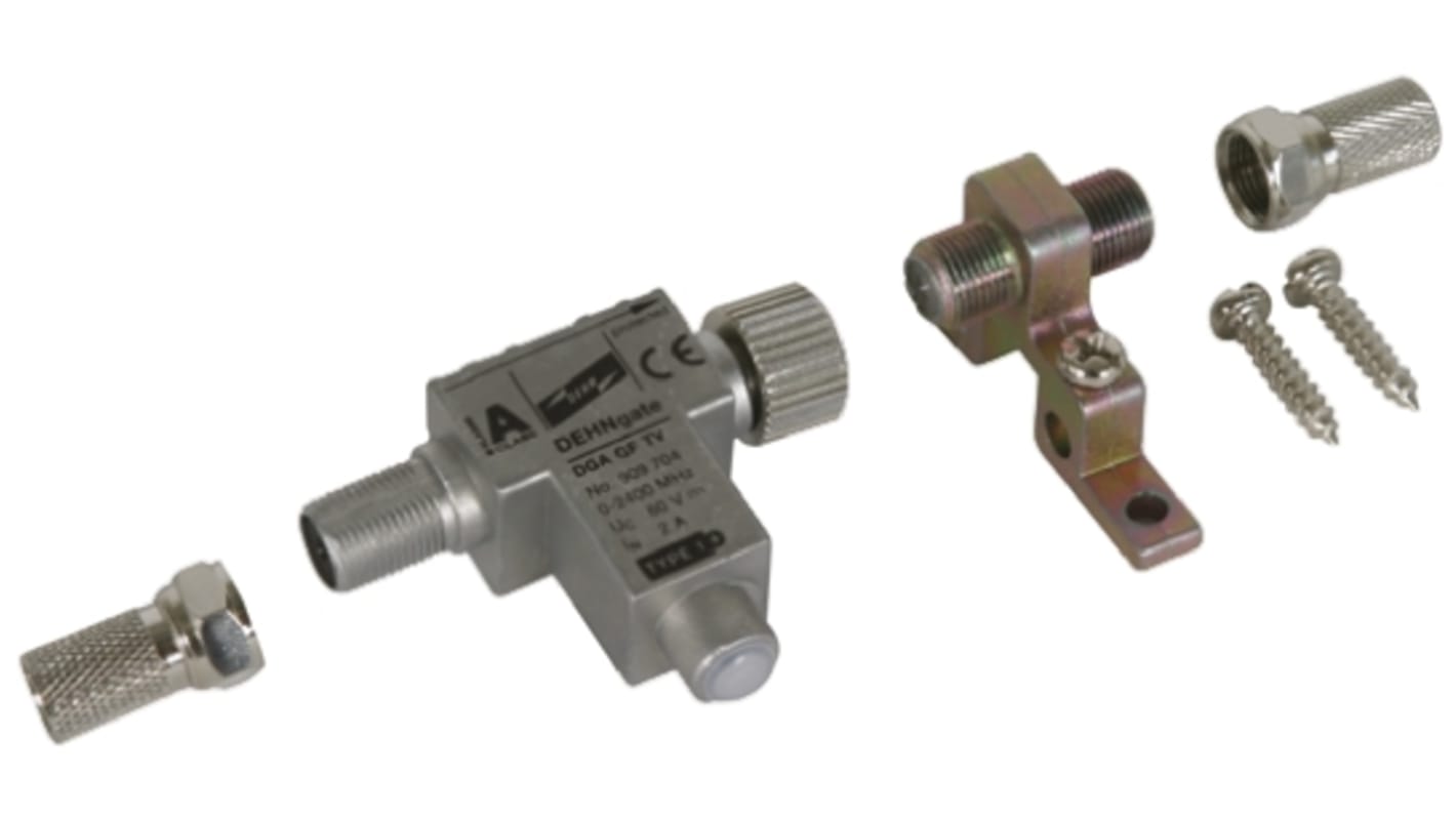 Dehn, DGA Surge Arrester 24 V dc Maximum Voltage Rating 1.5kA Maximum Surge Current Lightning Arrester