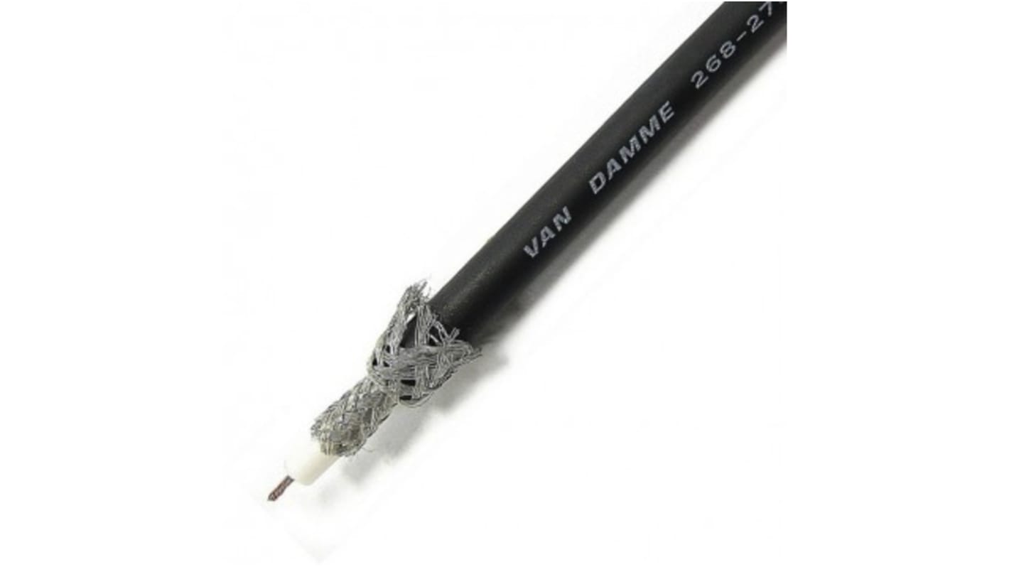 Van Damme HD Vision Series, 100m, RG59/U Coaxial, Unterminated75 Ω