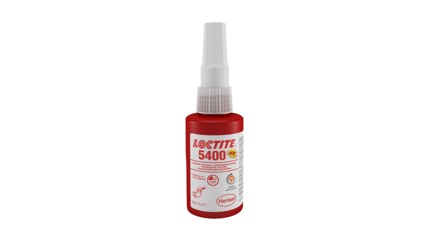 Loctite 5400 Gewindedichtmittel anaerob Flüssig Gelb, Flasche 50 ml, -55°C → +150°C